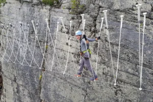 Kallioseikkailija Pyhäkurun Seikkailupuistossa