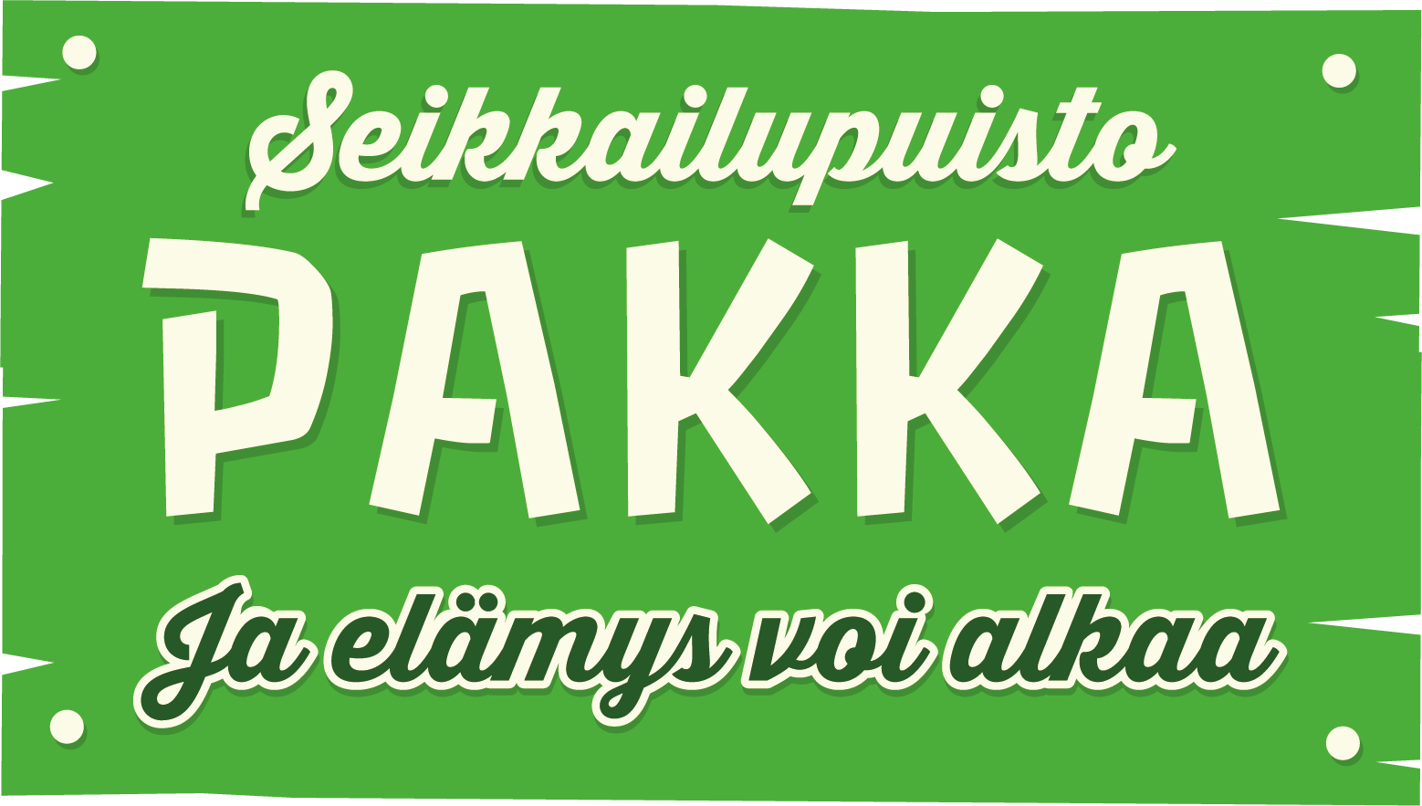 Seikkailupuisto Pakka logo